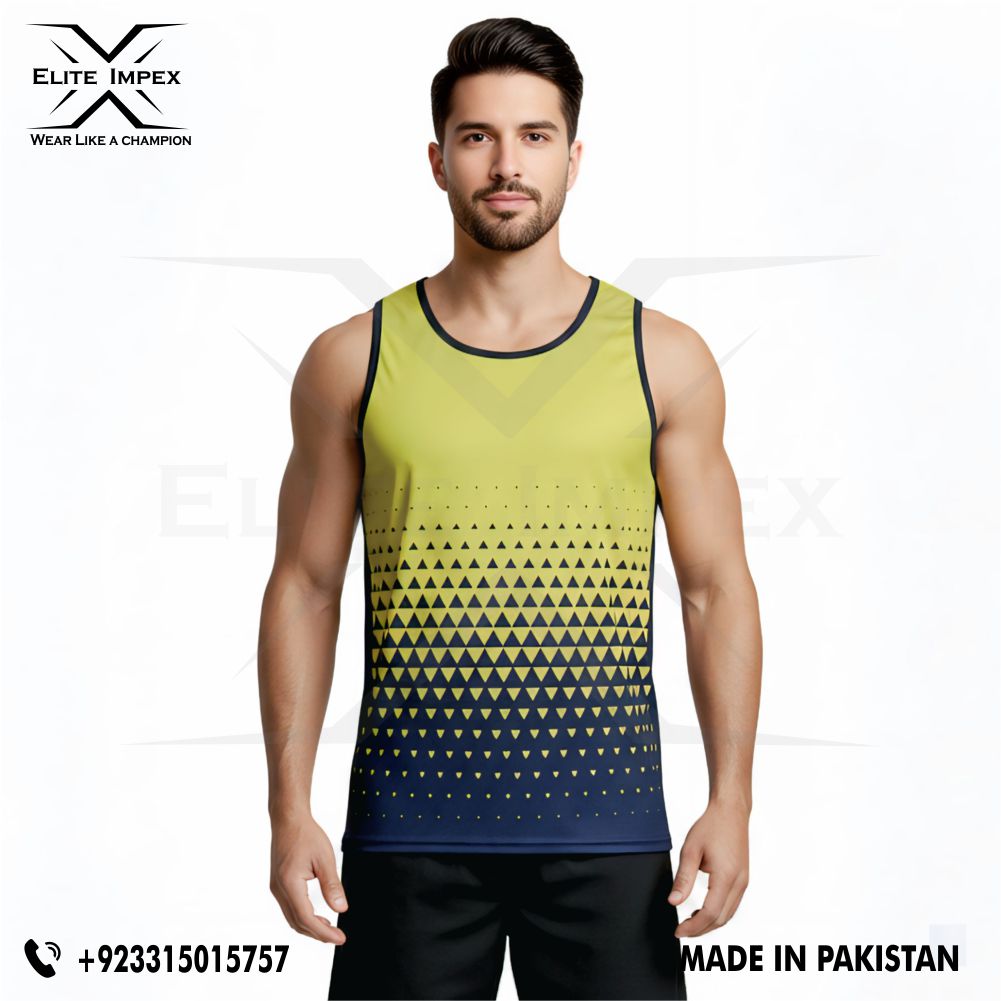 Men Running Singlet